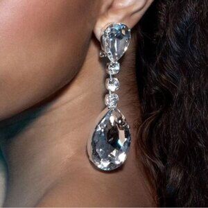 Bohemian Diamond drop earrings A36